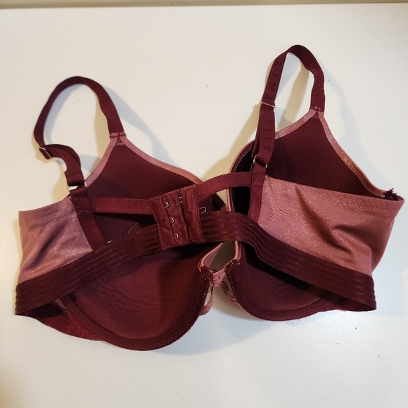 Savage X Fenti Shimmering Underwire Mauve Bra size 38D - Picture 5 of 10